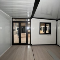Fabricante personalizado prefabricado fácil de montar contenedor móvil hogar pequeña oficina prefabricado contenedor listo portátil casa