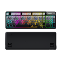 IX98 19Keys Rollover Gasket Membrane Keyboard Detachable Wired USB-C Mechanical Feel RGB Backlight Plastic Gaming Slim New