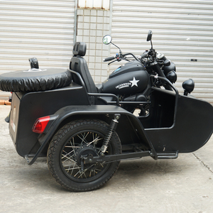 Motocicleta de Tres Ruedas Hailing HL250 de Cuatro Tiempos, Doble Cilindro, Refrigerada por Aire, con Sidecar, 250cc, 80km/h, Freno de Disco Delantero - Product Image 3