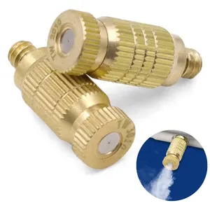 0.1mm To 0.5mm Durable Anti Drip Misting Nozzle Irrigation Cooling System Metal Fittings