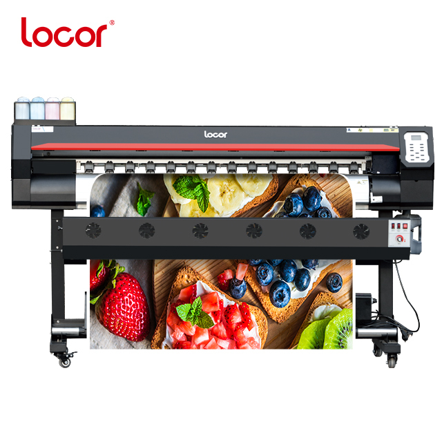 China 1.6/1.8m Locor Brand Eco-solvent Large Format Digital Inkjet Printer Price