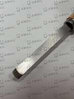 Herramientas de torneado de madera de alta calidad, herramientas de torno de cabeza redonda con mango de madera de haya, de acero de alta velocidad HSS, para tallado de madera y manualidades DIY