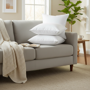 MIULEE Set di 2 Cuscini Premium 18x18 Imbottiti in Piuma d'Oca con Tessuto in Cotone per Letto, Divano e Soggiorno - Product Image 5