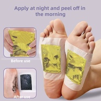 Patchs Détox pour les Pieds Emballés Individuellement Hypoallergéniques Patchs Détox pour les Pieds Ingrédients Naturels Nettoyage en Profondeur des Pieds