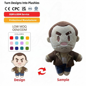 Peluche personnalisée de haute qualité, jouet en peluche doux, <span class=keywords><strong>personnage</strong></span> humain, animaux en peluche personnalisés, Argo, Sasquatch, Stich, design sur mesure - Product Image 1