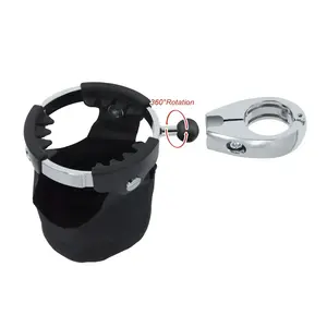 <span class=keywords><strong>Porte</strong></span>-gobelet de guidon de <span class=keywords><strong>moto</strong></span> avec panier pour Harley Touring Softail XL - Product Image 4