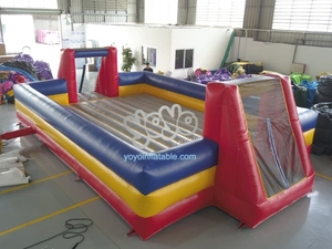 บ้านลมสีแดงน้ำเงินเหลือง ทำจาก PVC เกรดเชิงพาณิชย์ สำหรับเล่นในร่ม ติดตั้งง่าย - Product Image 2