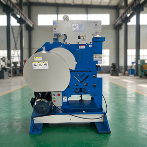 Machine de découpe et de poinçonnage d'angles, machine à poinçonner et à découper les profilés en acier pour la fabrication de structures métalliques - Product Image 5