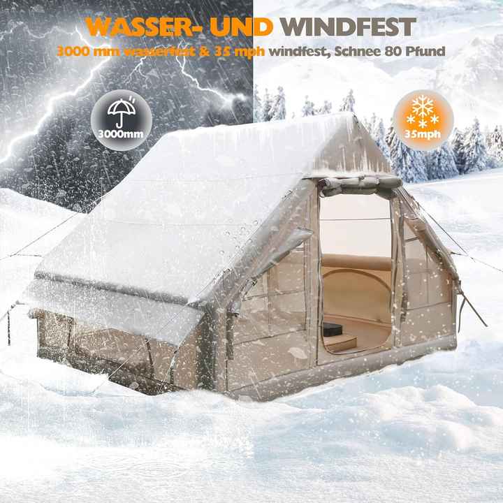 Outdoor Inflatable House Tent - Luxury 4 Season Camping - View #4