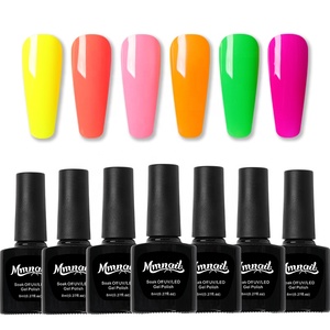 Novedad de 2024, esmalte de uñas Uv <span class=keywords><strong>fluorescente</strong></span>, botella de vidrio de 8 ml, esmalte de uñas Uv de larga duración de alta calidad OME/ODM - Product Image 3