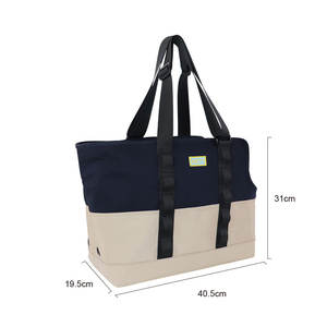 Vietnam OEM Custom 2-Way Canvas Dog Carrier <b>Bag</b> Summer Breathable Shoulder Tote for <b>Small</b> Pets Private Label Portable Travel <b>Bag</b> - Product Image 5