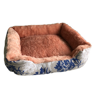 Luxury Designer Winter Fur <strong>Dog</strong> Kennel <strong>Fashion</strong> Print Warm Pet <strong>Bed</strong> for <strong>Dog</strong> Cat Pet Supplies - Product Image 1