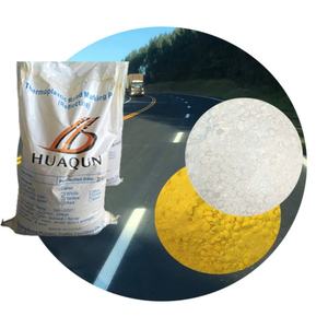 Thermoplastic Road <b>Paint</b> Hot Melt Road Marking <b>Paint</b> Yellow and <b>White</b> Color Reflective Type Road <b>Paint</b> - Product Image 1