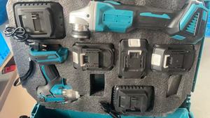 Factory Free OEM Industrial Cordless 6-in-1 Wrench Drill Angle Grinder Saw Hammer <strong>Tools</strong> <strong>Set</strong> Brushless <strong>Hand</strong> <strong>Tools</strong> <strong>Set</strong> - Product Image 4