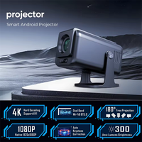 Mini projecteur portable amélioré HY 320 pour cinéma maison Android 13 LCD WiFi 4K HD 270 ANSI Lumens TV BT5 Auto