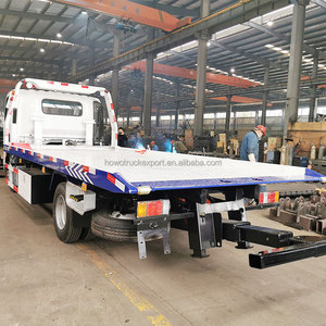Venta de Fábrica Nuevo Camión de Rescate de Plataforma Plana Diésel Pequeño ISUZU 700P 4X2 Portacoches con Grúa de Remolque para Averiados - Product Image 2