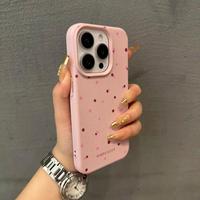 Coque de téléphone portable antichoc en cuir souple à motif vague pleine surface pour iPhone 14 15 16 17 Pro Max