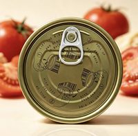 Durable 307 #   Couverture dorée de 83,3 mm à ouverture facile pour boîtes de conserve alimentaires
