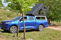 Tente de toit Pionner pour camion, camping-car, coque rigide, imperméable >3000 mm, une chambre, utilisation 3 saisons, 3-4 personnes, 4x4 tout-terrain, diagonale