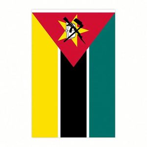 Wholesale Hot Sales Mozambique Mozambican Bunting String <b>Flag</b> 5.5'' X 8'' Hot Trimming for National Campaign Decoration - Product Image 3