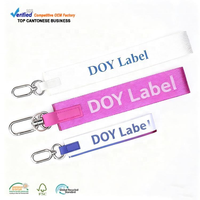 Fabricant de porte-clés en tissu jacquard, logo tissé jacquard personnalisé, porte-clés multifonctionnels pour cadeaux promotionnels