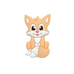 Mordedor de silicona Pink Fox para bebés de 3 meses o más, juguete masticable suave y seguro, diseño unisex - Product Image 4