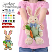 Conejitos de Pascua de Peluche con Suéter, Diseño Personalizado al por Mayor, Logotipo Personalizado, Peluche de Conejo de Pascua 2026