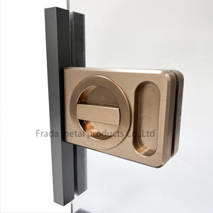 ตัวล็อคประตูกระจกบานเลื่อนอลูมิเนียมแบบไม่มีกุญแจบิดด้านเดียวมี3ปุ่ม - Product Image 6