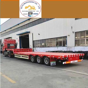 Remolque de Transporte de Maquinaria de Cama Baja de Alta Resistencia de 3-4 Ejes con Rampas de Carga Hidráulicas - Product Image 2