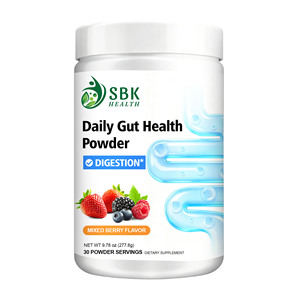 Polvo Premium para la Salud Intestinal Diaria con Raíz de Malvavisco y L-Glutamina, Estimula la Digestión Fácil, Corteza de Olmo Resbaladizo - Product Image 1