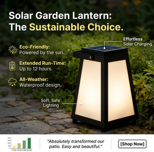 Lampe solaire de jardin LED portable en acier inoxydable WOSEN pour une utilisation en extérieur et en intérieur, éclairage nocturne décoratif, lampe solaire - Product Image 4