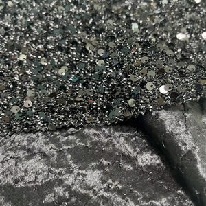 עיצוב אופנה 100% פוליאסטר לסרוג warp קרניבל בדים מנצנצים בגדי נשים נשים ספה בגדי נשים - Product Image 1