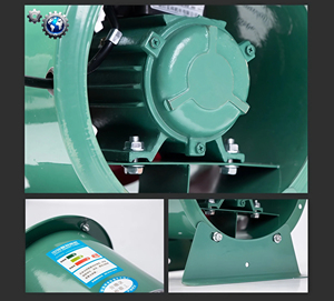 Quạt thông gió hướng trục thép carbon SF tốc độ cao, hút khói êm ái, dùng cho hệ thống thông gió ống dẫn công nghiệp, nhà kho - Product Image 6