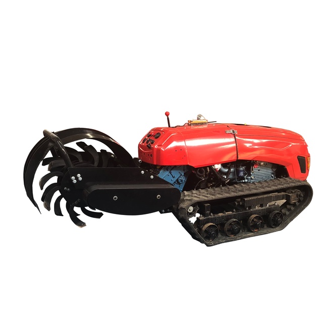 Farm Machine Orchard Mini Trencher Remote Control Trencher Price