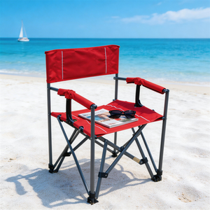 <span class=keywords><strong>Chaise</strong></span> pliante <span class=keywords><strong>de</strong></span> camping portable <span class=keywords><strong>avec</strong></span> roulettes, capacité <span class=keywords><strong>de</strong></span> charge <span class=keywords><strong>de</strong></span> 300 lb, pour événements sportifs en plein air et terrasses - Product Image 1