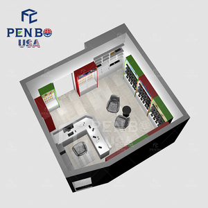 Logotipo personalizado Centro comercial Tienda minorista Escaparate de pantalla electrónica Pequeño accesorio de teléfono moderno Diseño de diseño de tienda - Product Image 6