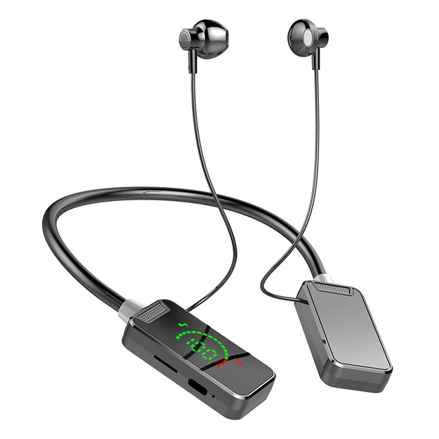 Wireless for Headphones for for for Neckband Digital Display Sports Noise Cancelling Neck Hanging Waterproof