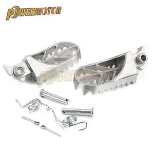 Pedane per moto per Harley Honda Kawasaki Yamaha Suzuki Pit Dirt Motor Bike Pitster pioli per pioli in acciaio inossidabile