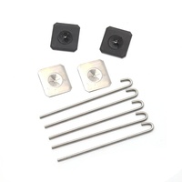 Kit de protection anti-oiseaux et pigeons 8 po x 100 pi, maille métallique enduite de PVC pour panneaux solaires