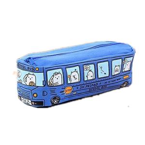Creative Small Animal Bus <b>Pencil</b> Bag <b>for</b> Students Car-Themed Stationery Storage Solution - Product Image 5