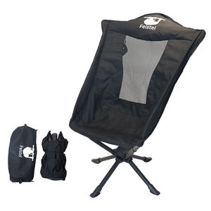 كراسي تخييم قابلة للطي بظهر مرتفع-درجة دوارة للكبار-كرسي تخييم دوار قابل للطي مع وسادة - Product Image 1