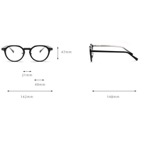 Marco de anteojos Vintage Unisex de moda para hombre Tr90 marcos de anteojos 2025 gafas de diseñador hombres marcos de anteojos redondos