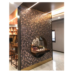 ZF Bronze Antique Đồng Kim Loại Đồng Thau Khảm Cá Vảy Hình Cá Vàng Quy Mô Gạch Khảm Để Bán - Product Image 5