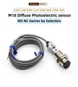 No + nc fotoelektrik sensör CDD-11P diffüz PNP kızılötesi metal gövde iyi fiyat