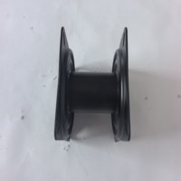 Base de chaise de salle à manger commerciale moderne en acier au carbone fixe de 4 pouces avec piétement non rotatif de 100 mm, écologique et durable