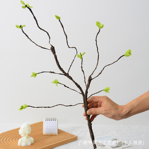 Ramas de plantas artificiales espumadas Laixing de 58 cm con capullos para decoración de bodas y hogar - Product Image 5