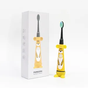 Sonic Elektrische Zahnbürste intelligente 1-Zelle Nr. 7 alkaline trockene Batterie wasserdichte Kinderkarikatur Elektrische Zahnbürste