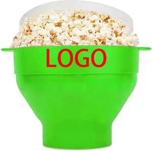 Microwavable Popcorn Maker Bowl Silicone Popcorn Maker Silicone Popcorn Popper