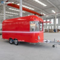 Chariot de Snacks Mobile pour Gelato, Pizza, Glaces, Charcuterie, Desserts, Hot-dogs, Cuisine Mobile, Magasin de Limonades, Remorque Alimentaire, Équipement