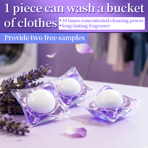 Lessives en dosettes écologiques, à base de plantes, sans phosphates, sans parabènes, compatibles fosses septiques, pour lave-linge HE et tous les types de lavage/nettoyage - Product Image 2